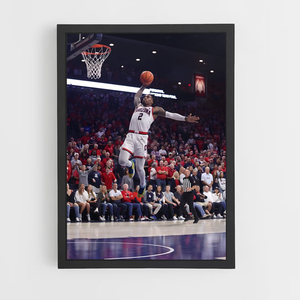 Poster Dunk de l'Esprit Arizona – affiche Basketball (vue 2)